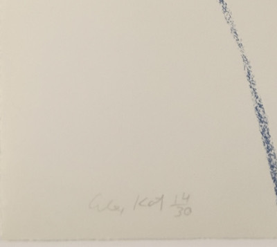 Alex Katz - Pamela (Blue)