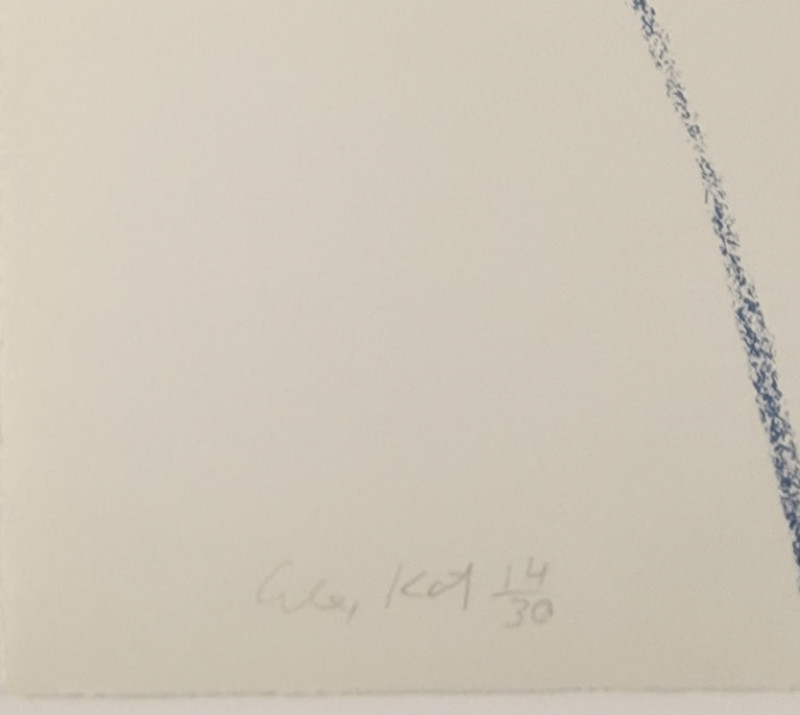 Alex Katz - Pamela (Blue)