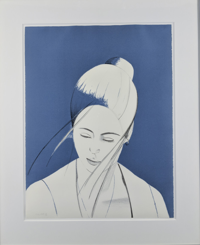 Alex Katz - Pamela (Blue)