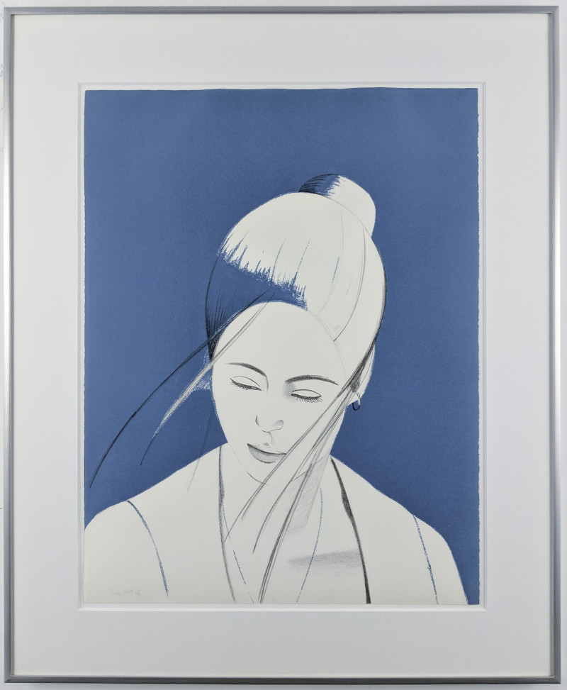 Alex Katz - Pamela (Blue)