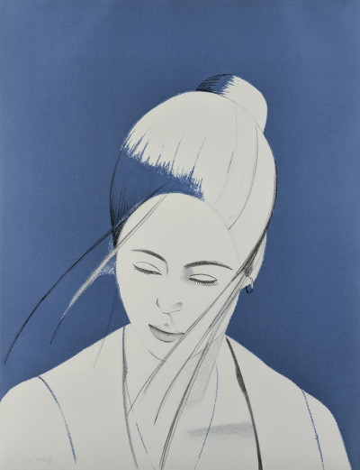 Alex Katz - Pamela (Blue)