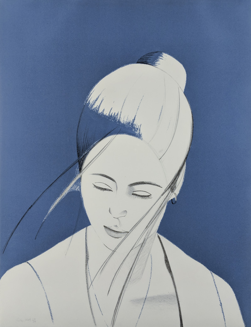 Alex Katz - Pamela (Blue)