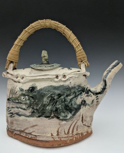 Ron Meyers - Teapot with rat