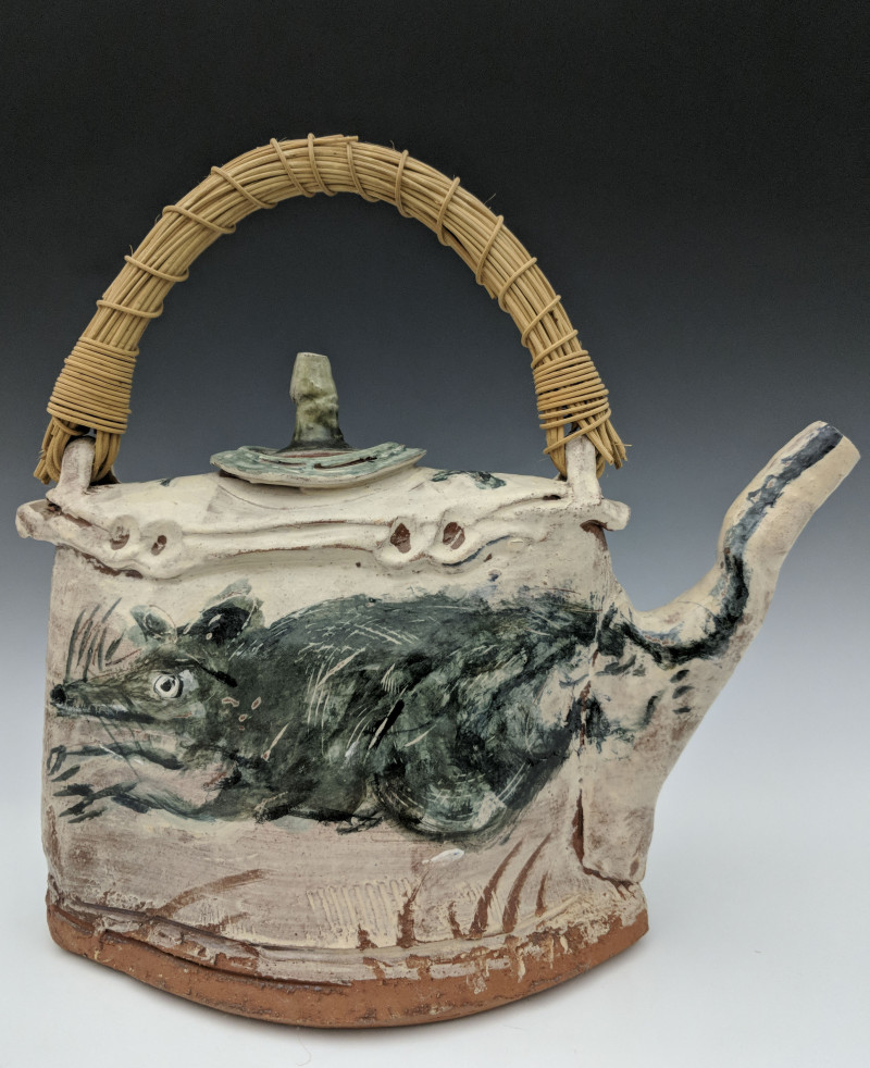 Ron Meyers - Teapot with rat