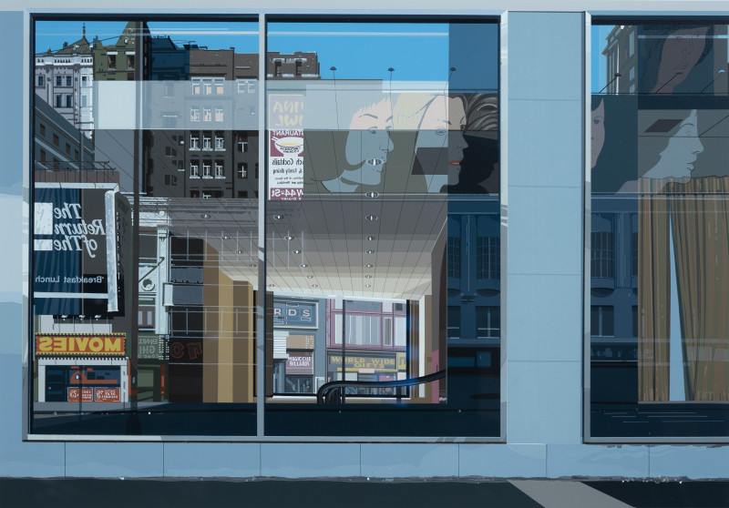 Richard Estes - Movies, Urban Landscapes No. III