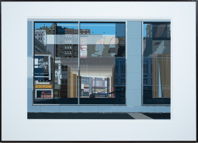 Richard Estes - Movies, Urban Landscapes No. III