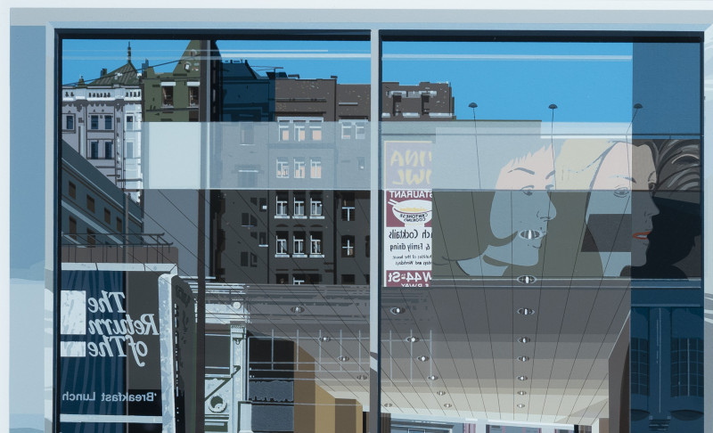 Richard Estes - Movies, Urban Landscapes No. III