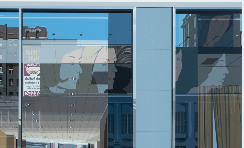 Richard Estes - Movies, Urban Landscapes No. III