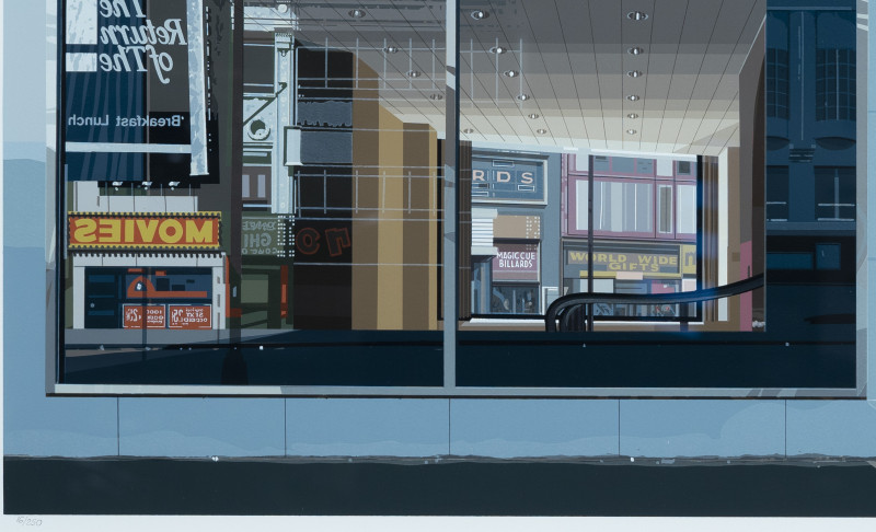 Richard Estes - Movies, Urban Landscapes No. III