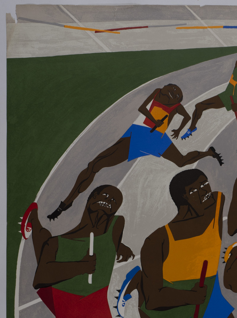 Jacob Lawrence - Untitled (Olympic Poster)