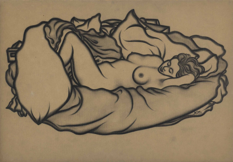 Miklós Farkasházy - Untilted (Reclining Nude)