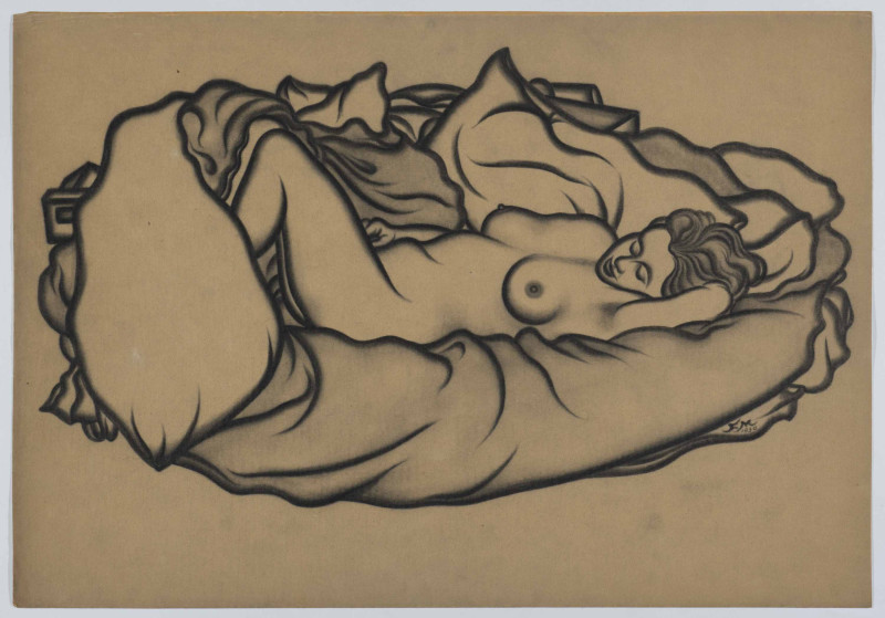 Miklós Farkasházy - Untilted (Reclining Nude)