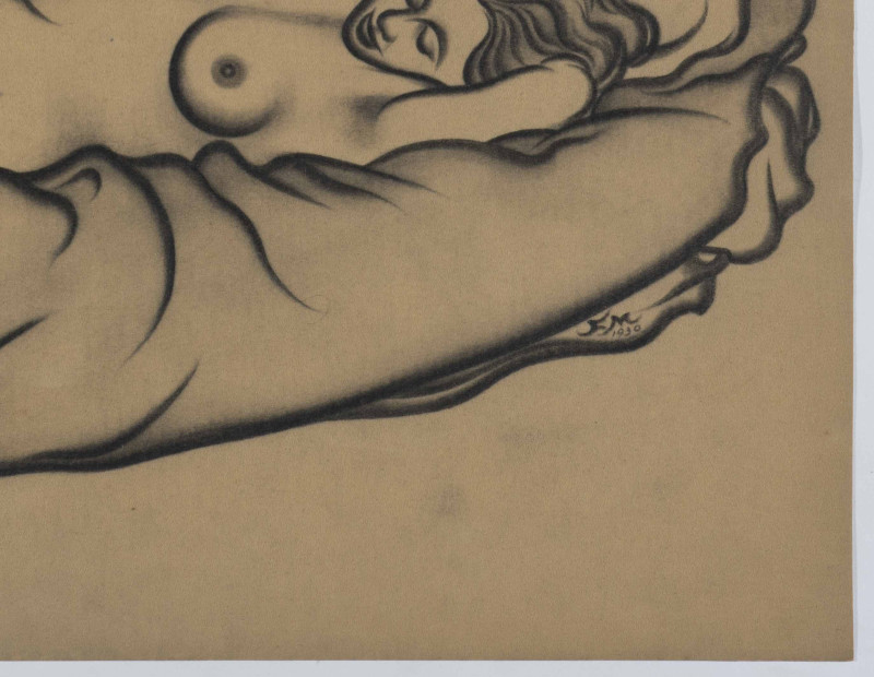 Miklós Farkasházy - Untilted (Reclining Nude)