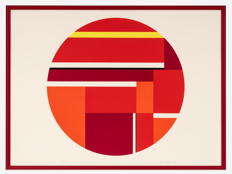 Ilya Bolotowsky - Red Tondo