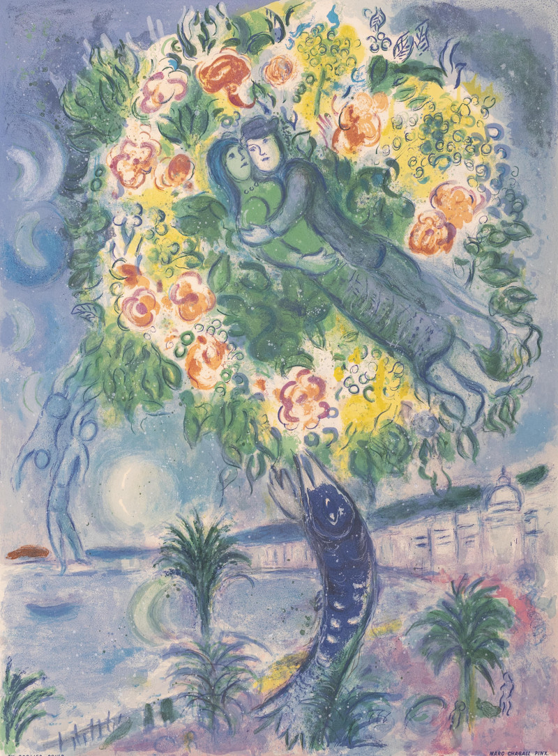 Marc Chagall - Couple et Poisson, from Nice and the Côte d&apos;Azur