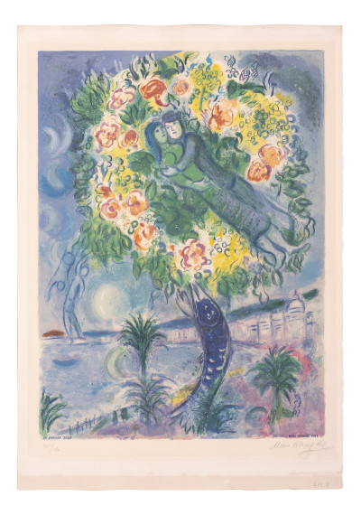 Marc Chagall - Couple et Poisson, from Nice and the Côte d&apos;Azur