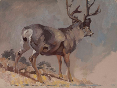 George Browne - 6 Deer and Elk studies