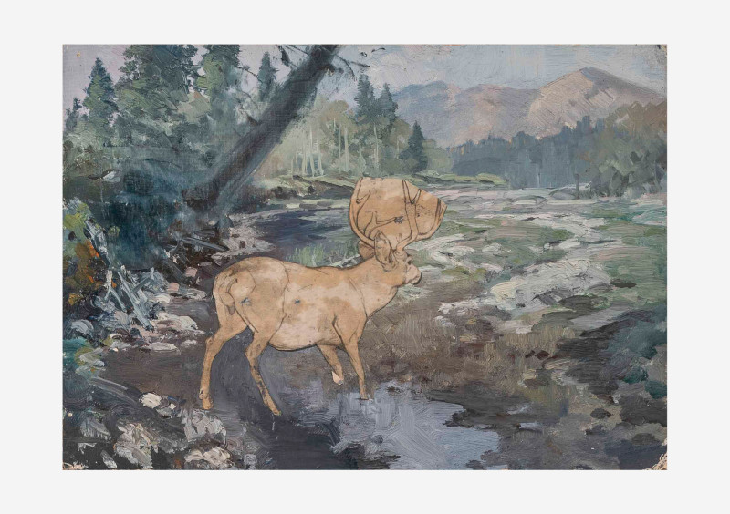 George Browne - 6 Deer and Elk studies