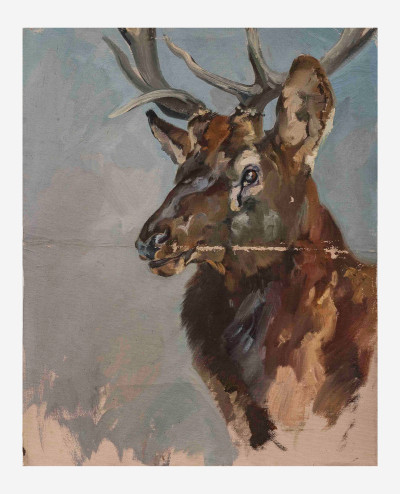 George Browne - 6 Deer and Elk studies