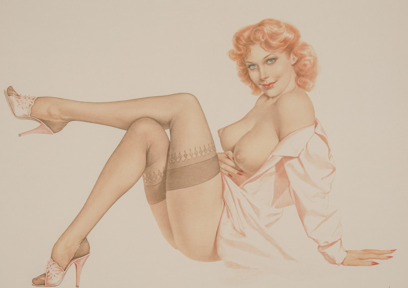 Alberto Vargas - Silk Stockings