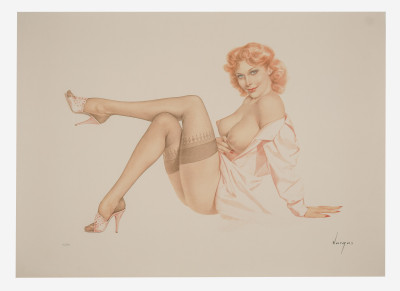 Alberto Vargas - Silk Stockings