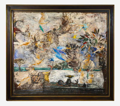 Paton Miller - Untitled (Figures and birds)