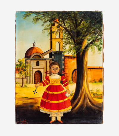 Agapito Labios - Girl with a cross