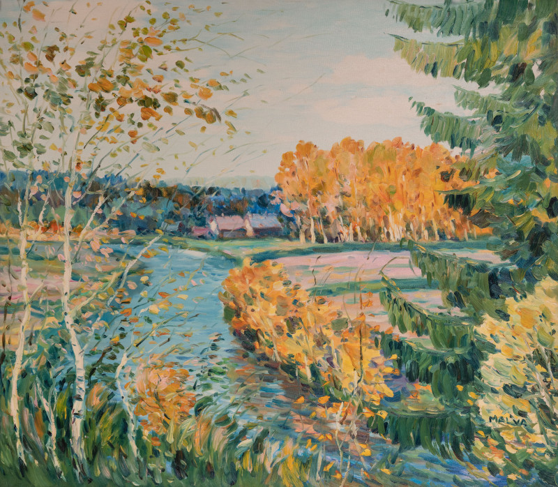 Malva (Omar Hamdi) - Birch Trees in Spring
