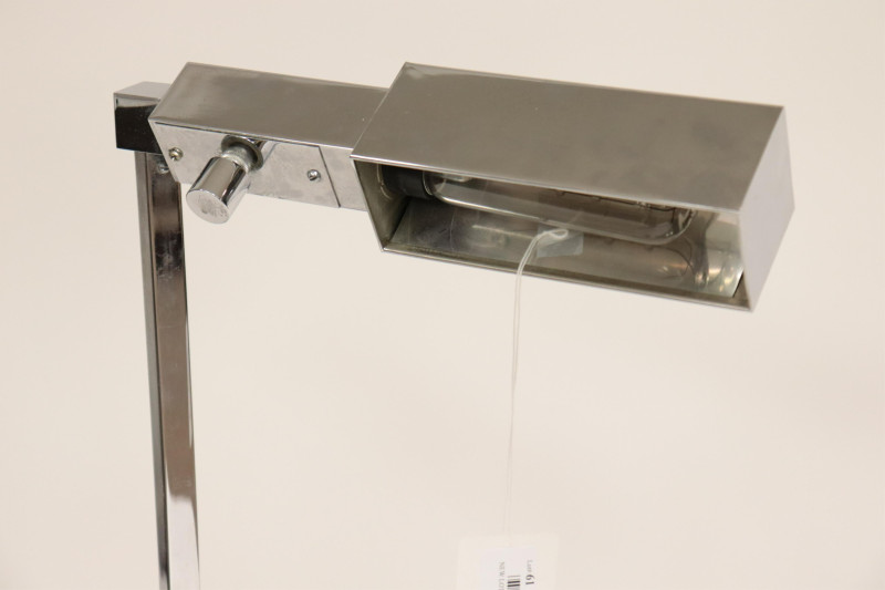 3 Jon Norman Casella Polished Chrome Floor Lamps