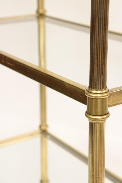 Modern Brass Etagere