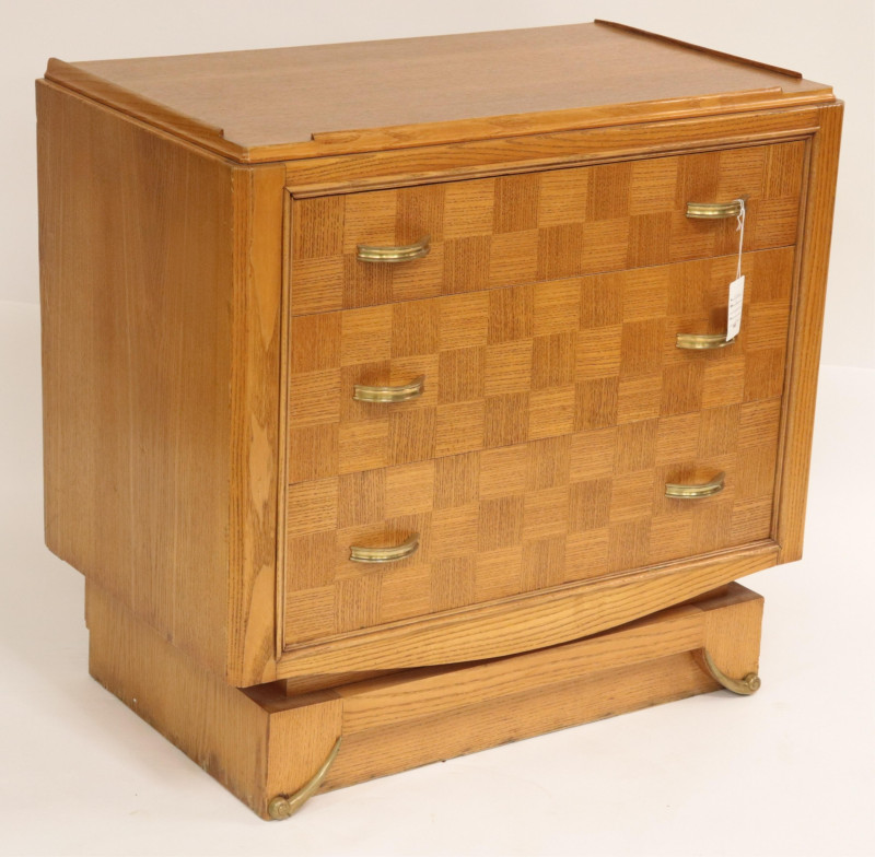 French Art Deco Parquetry Dressing Chest, 1925