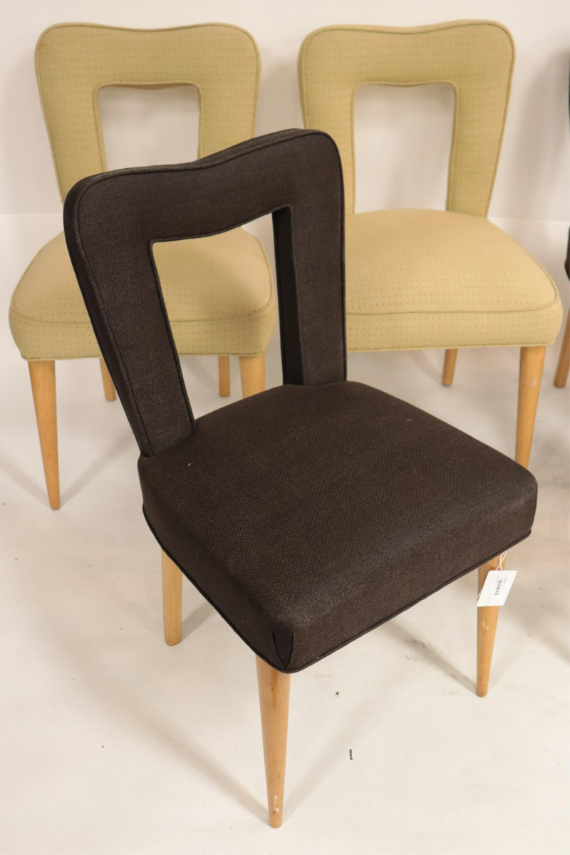 Set of 6 Mid Century Maple Side Chairs
