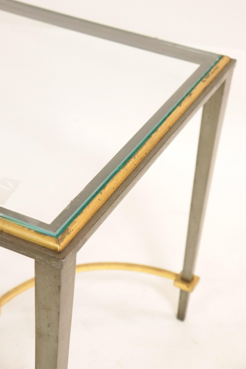Bagues Style Parcel-Gilt Steel Coffee Table