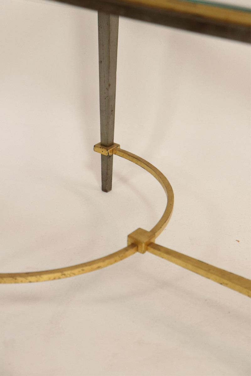 Bagues Style Parcel-Gilt Steel Coffee Table