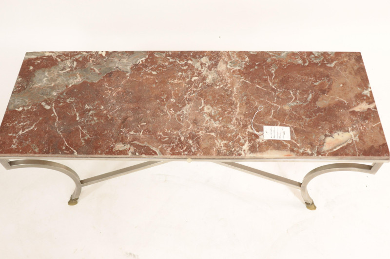 Neo-Classic Style Brass &amp; Metal Coffee Table