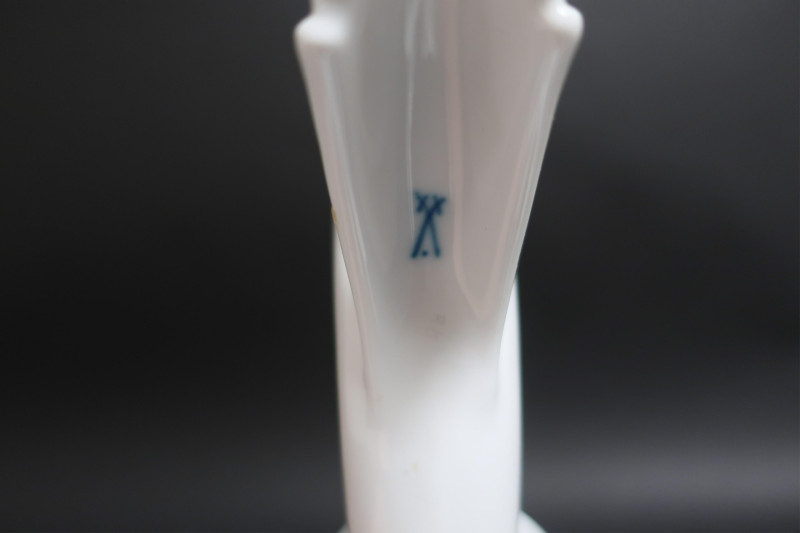 Pair of Art Deco Meissen Centerpieces &amp; Vase
