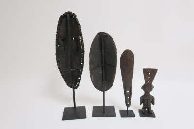 African Carved Wooden Masks &amp; Figure