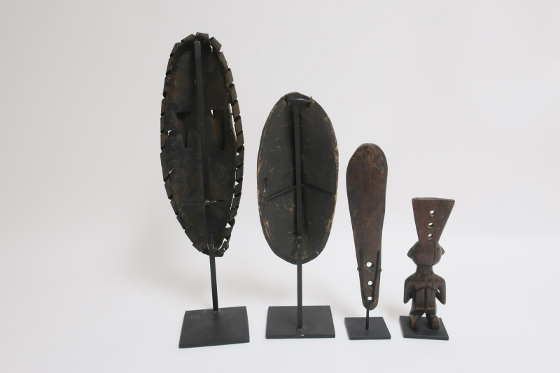 African Carved Wooden Masks &amp; Figure