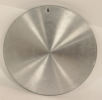 1970&apos;s Brushed Aluminum Porthole Mirror