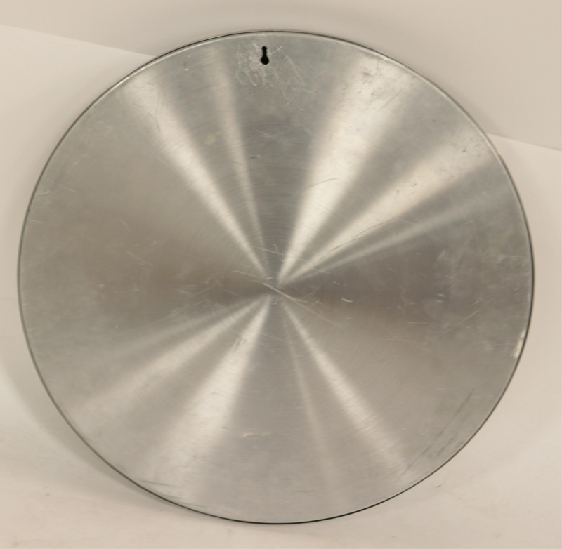 1970&apos;s Brushed Aluminum Porthole Mirror