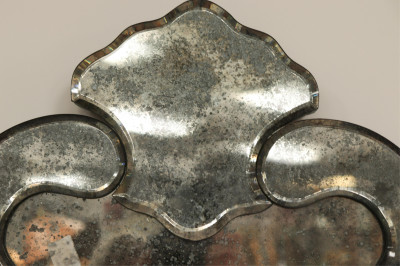 1940&apos;s Glass Mirror, possibly Michaud &amp; Co