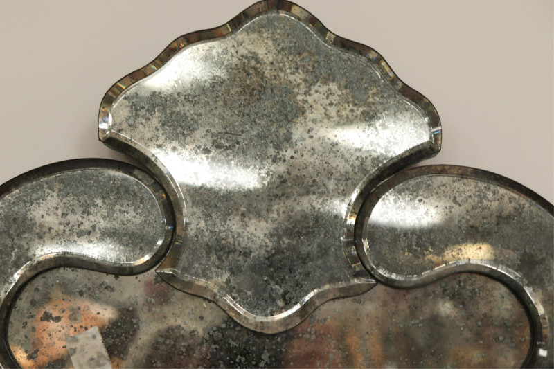 1940&apos;s Glass Mirror, possibly Michaud &amp; Co