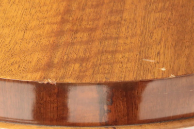 Late Art Deco Figured Walnut Center Table, 1940