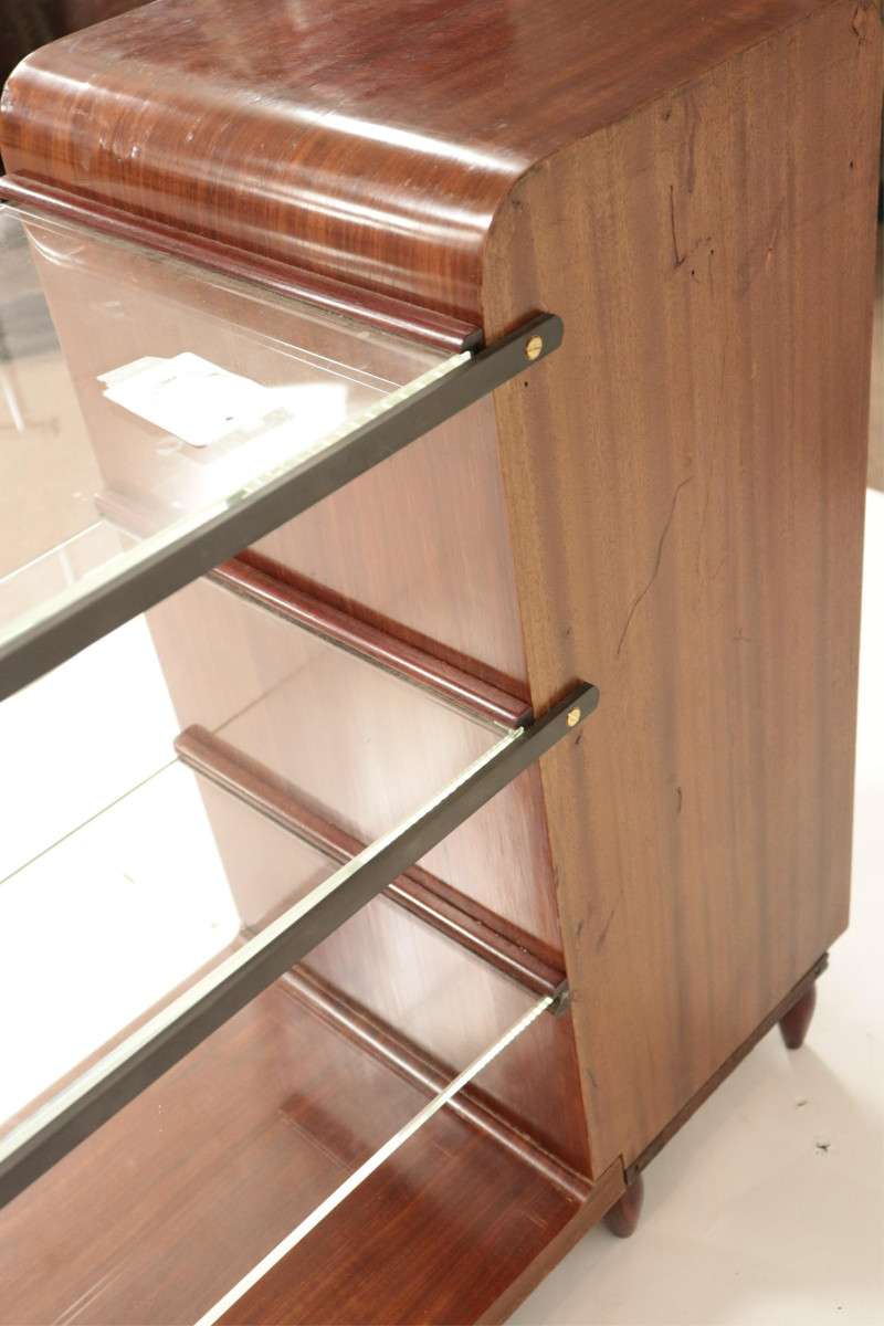 Art Deco Bird&apos;s Eye Maple &amp; Rosewood Console