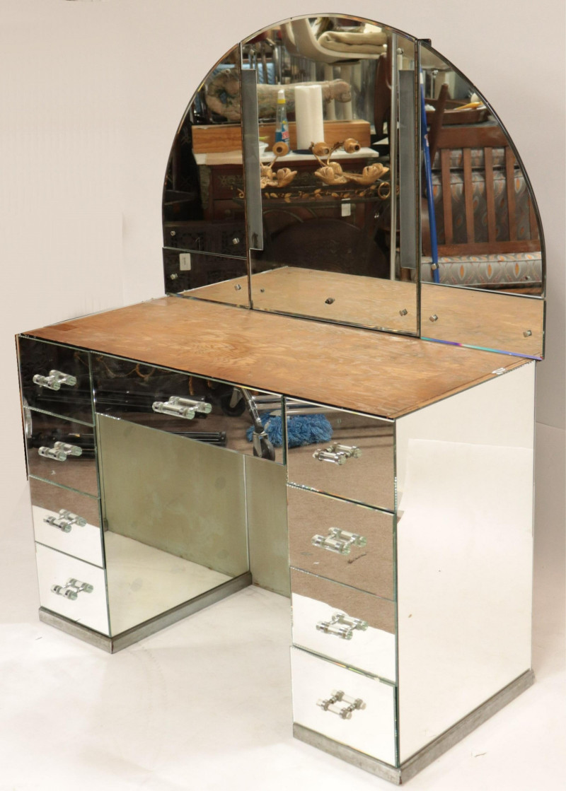 1970&apos;s Mirrored Vanity Chest