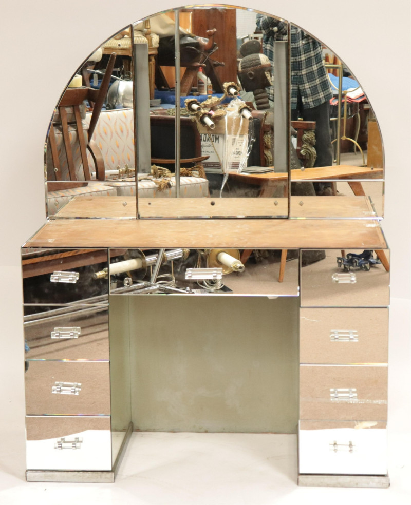 1970&apos;s Mirrored Vanity Chest