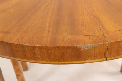Art Deco Inlaid Extension Dining Table, c 1930