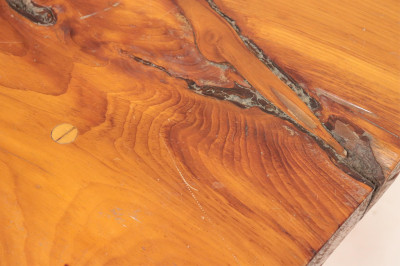 Rustic Pine Live Edge Tavern Table