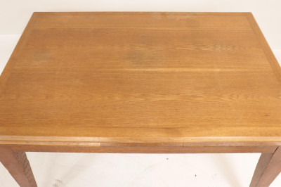 French Mid Century Oak Extension Dining Table