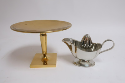 5 Tommy Parzinger for Dorlyn Brass &amp; Silver Items